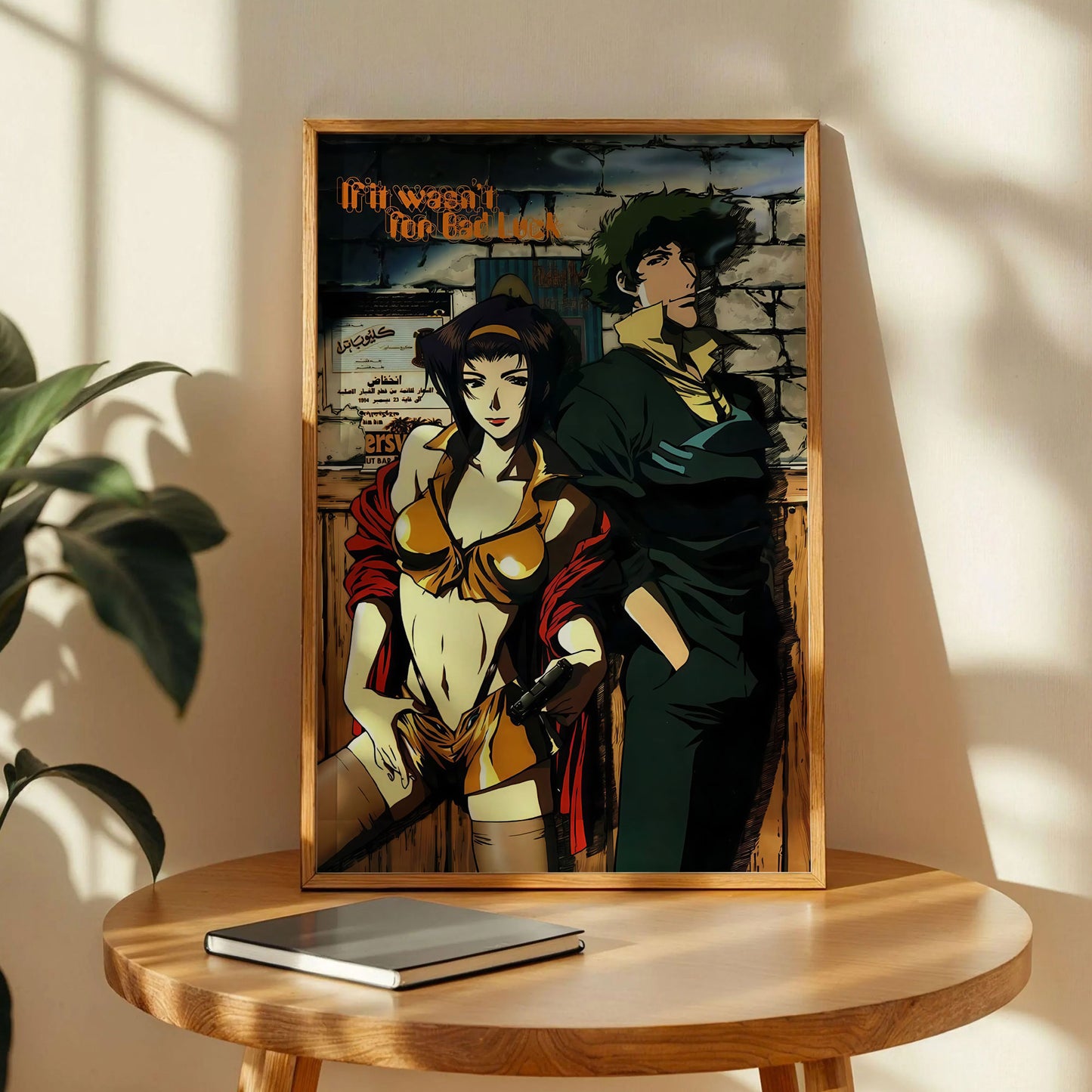 Cowboy Bebop Faye Valentine and Spike Spiegel Poster