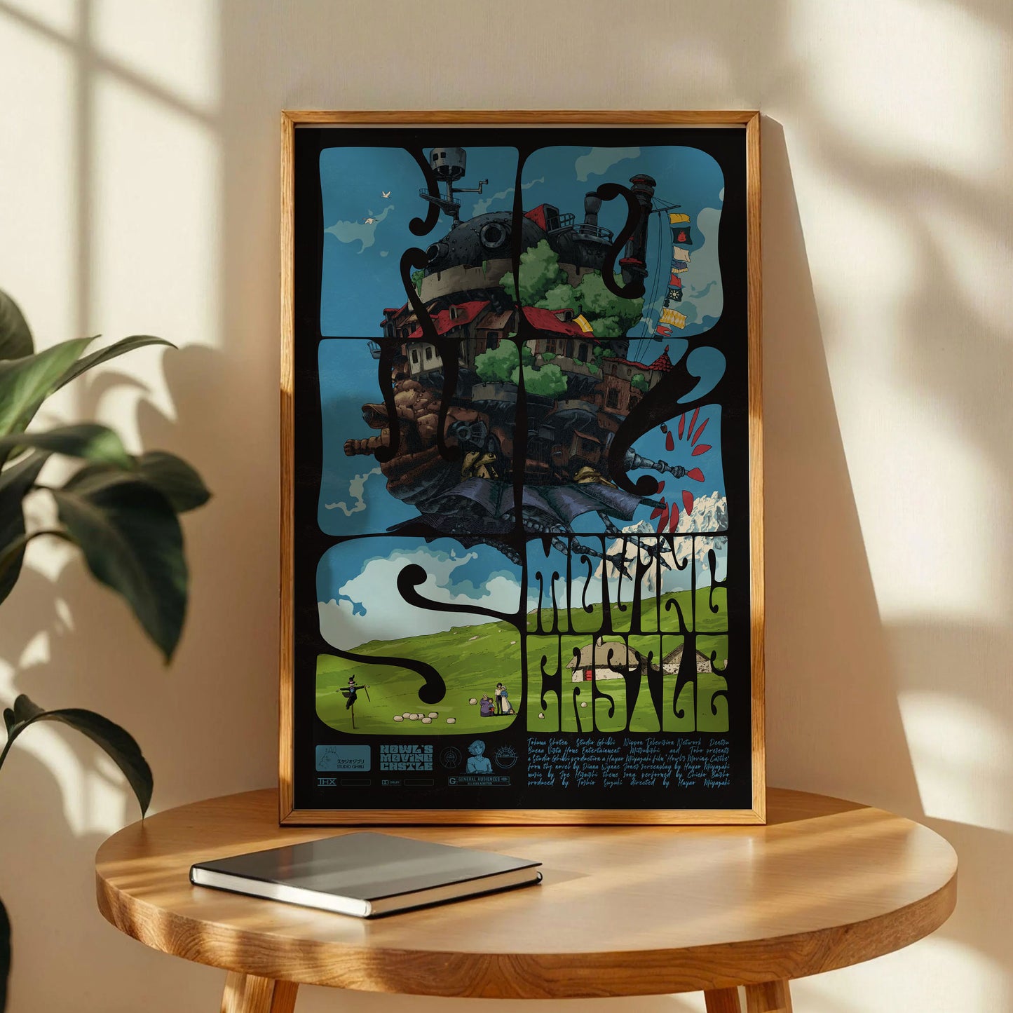 Howl's Moving Castle Studio Ghibli Poster