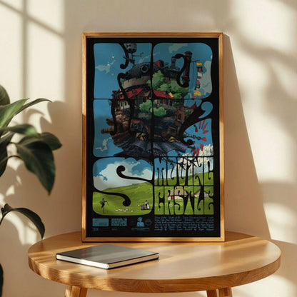 Howl's Moving Castle Studio Ghibli Poster