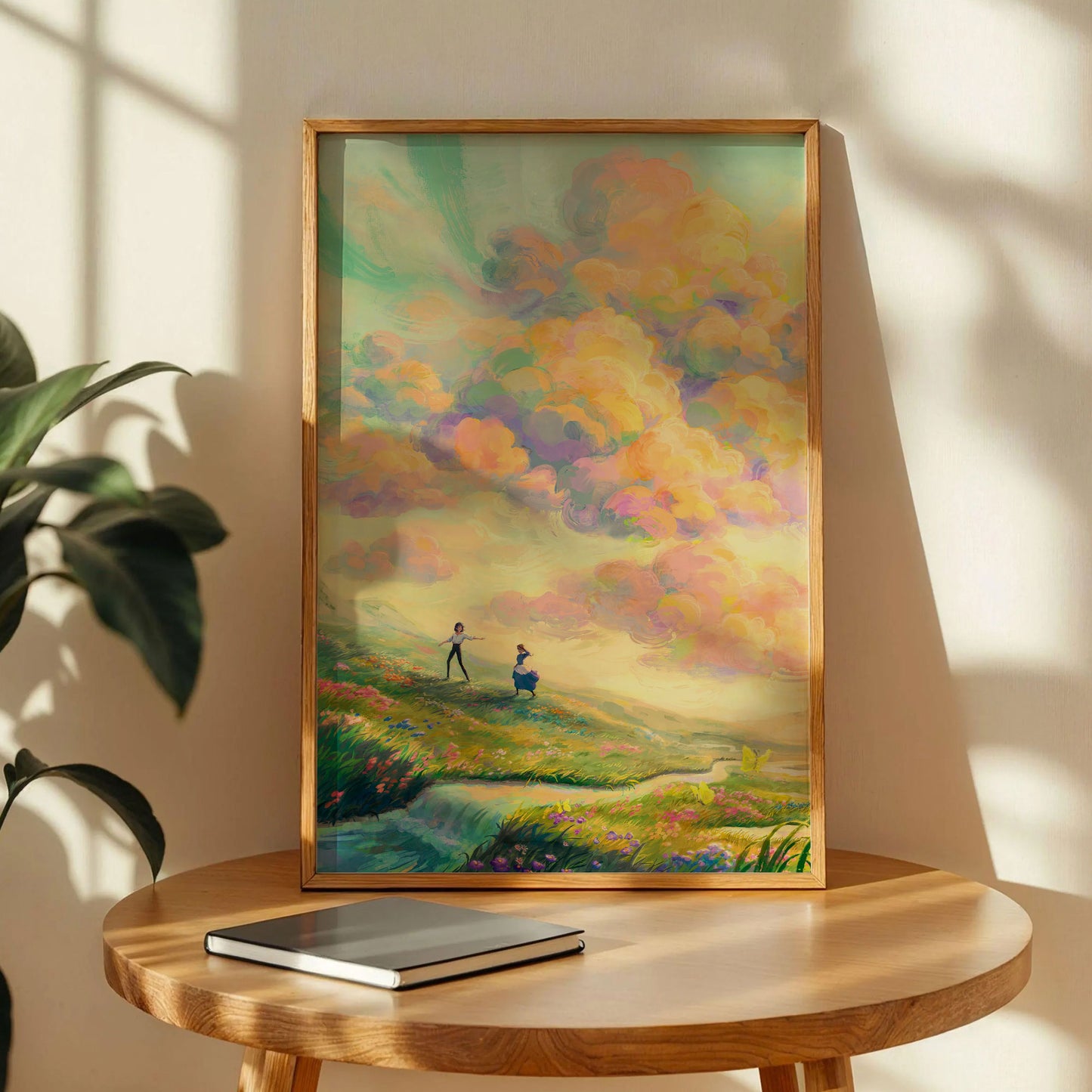 Howl & Sophie - Sunset Scenery Poster