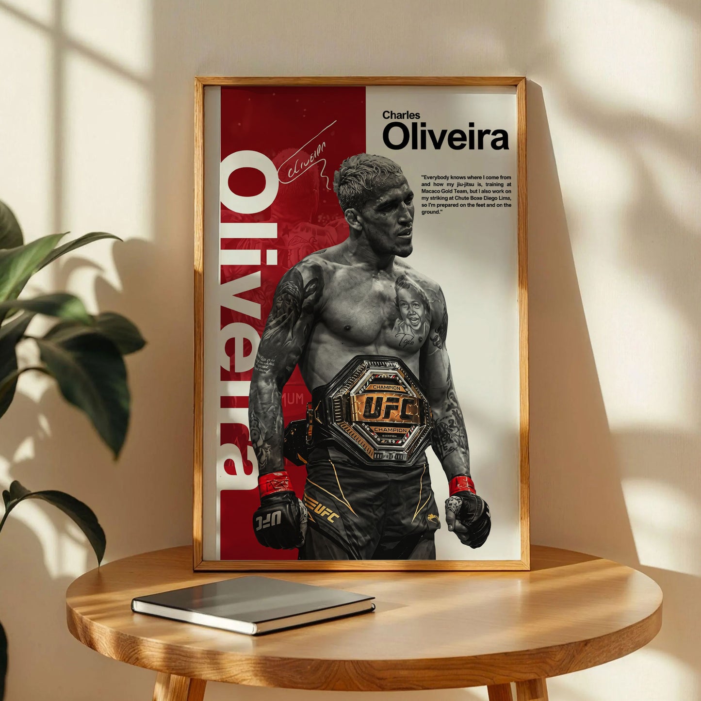 Charles Oliveira UFC Poster