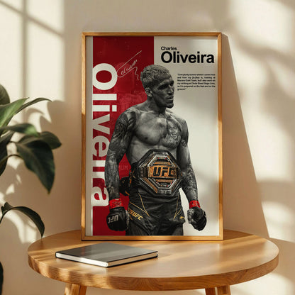 Charles Oliveira UFC Poster