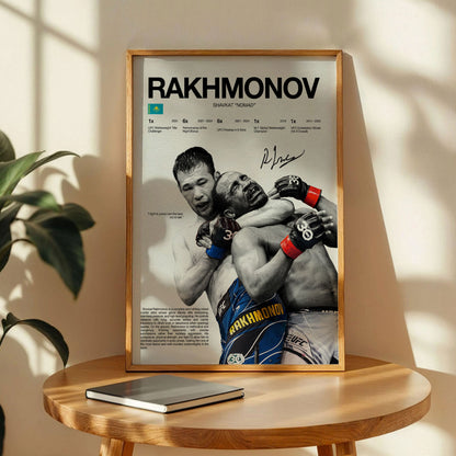 Shavkat Rakhmonov MMA Poster