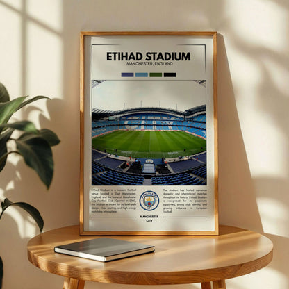 Etihad Stadium Football Poster