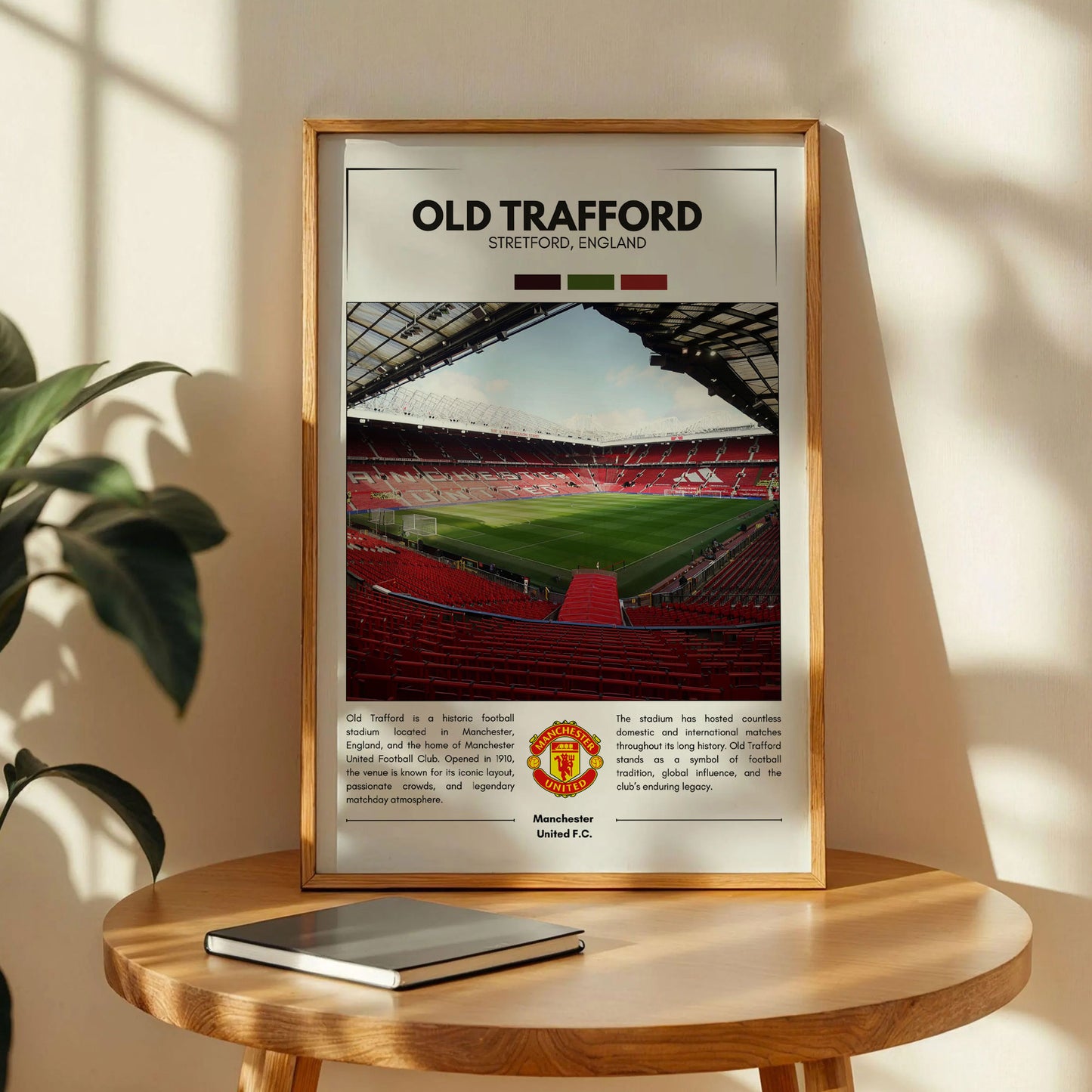 Old Trafford Stadium Poster