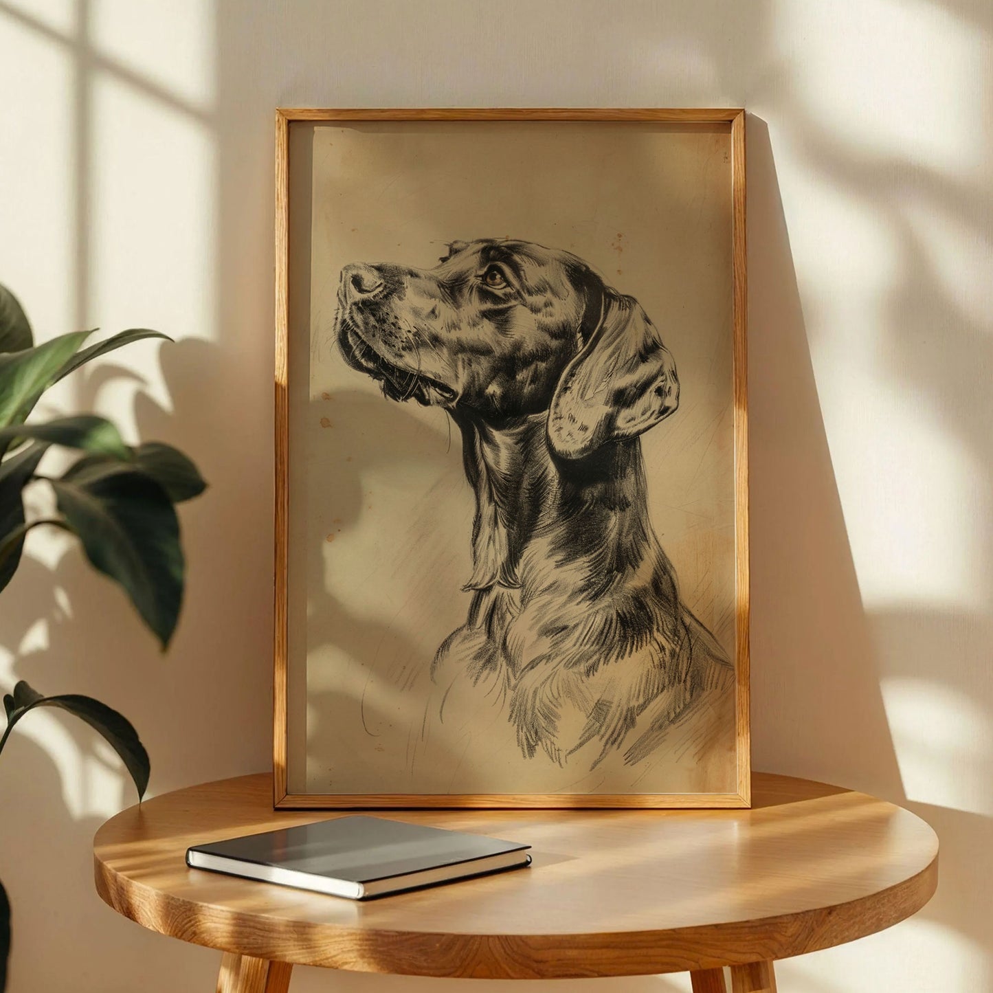 Hunting Dog Sketch Print