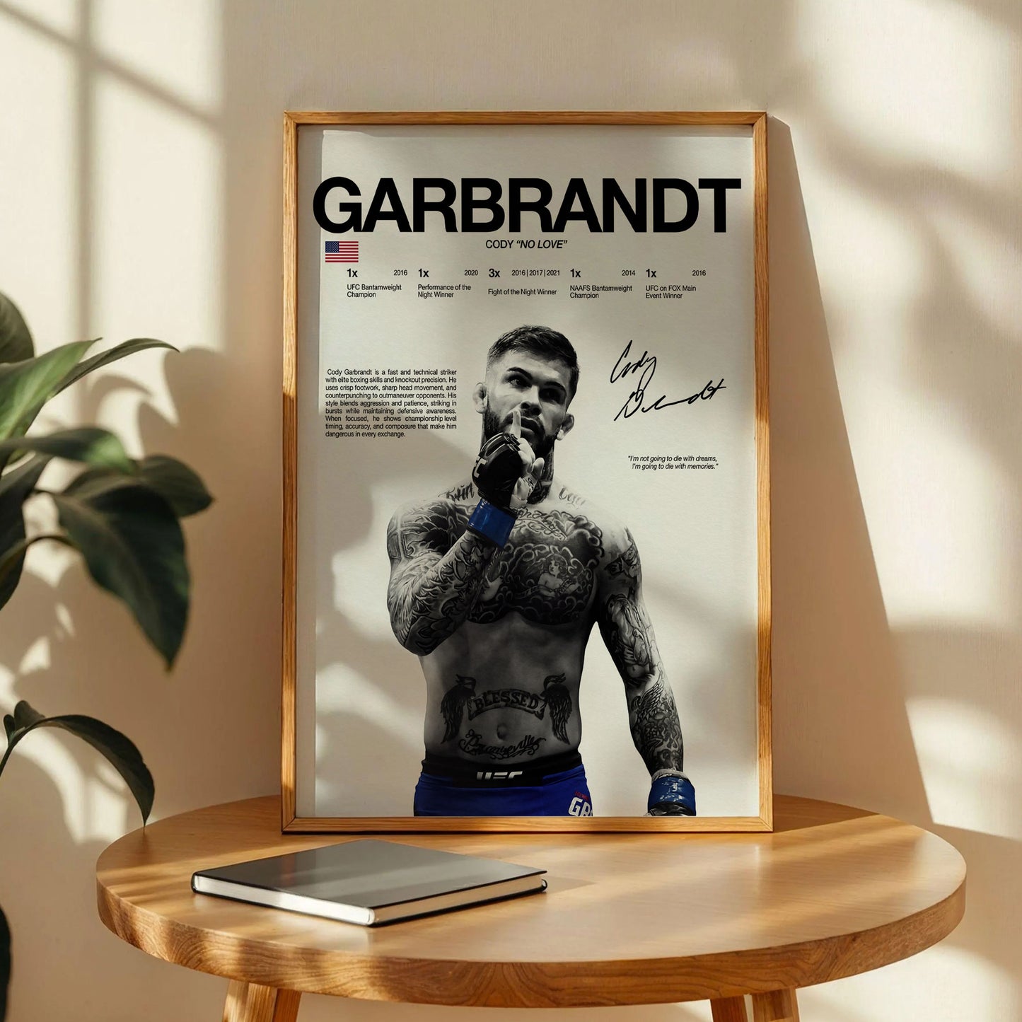 Cody Garbrandt Poster