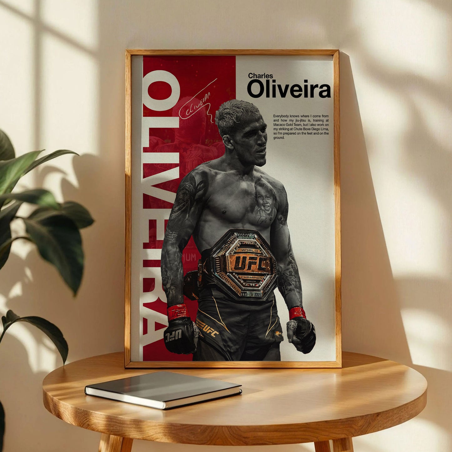 Oliveira UFC Wall Art