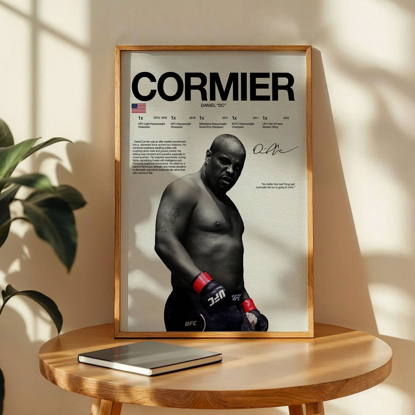 Daniel Cormier Poster