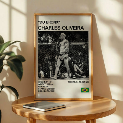 Charles Oliveira UFC Printr Art