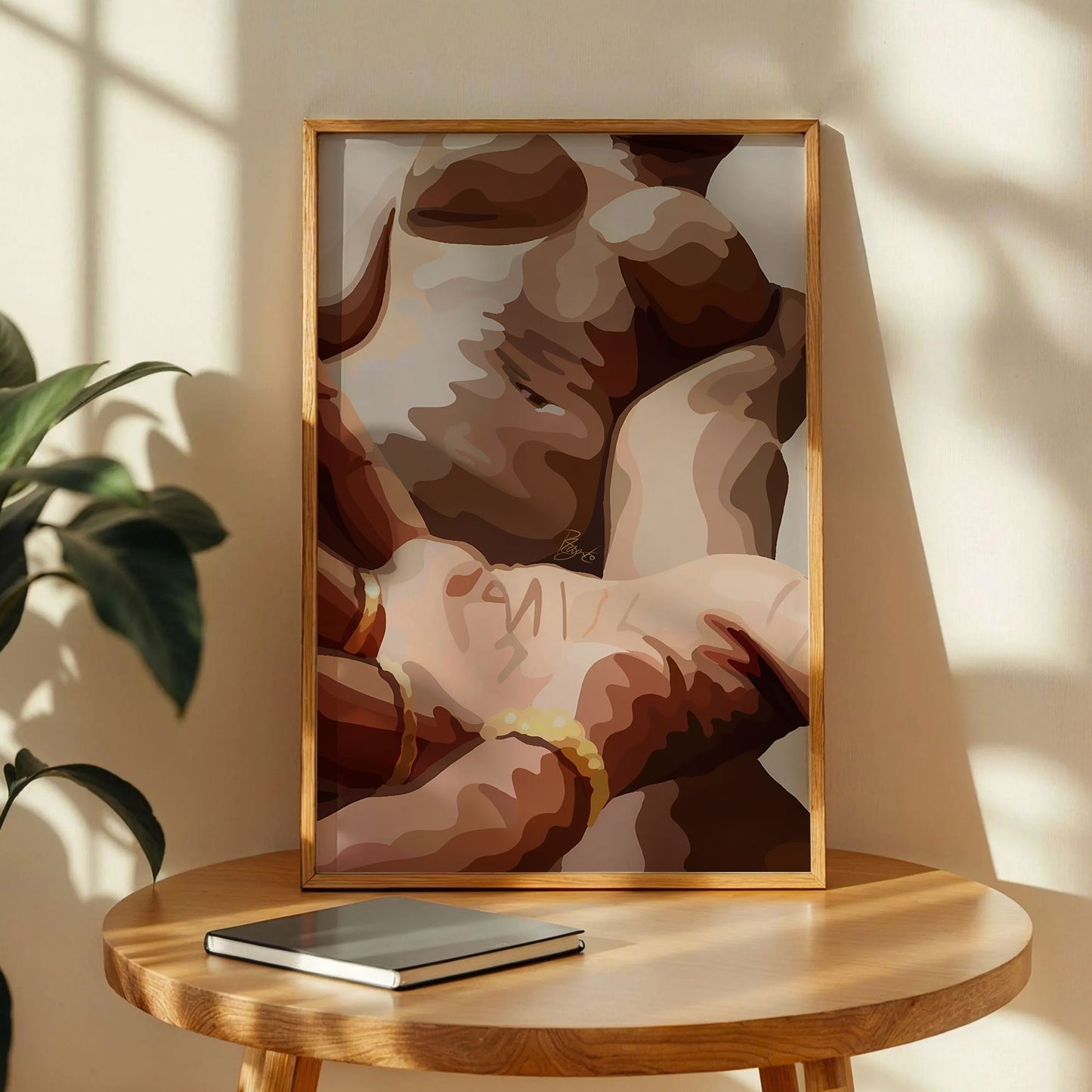 Large Abstract Woman Poster