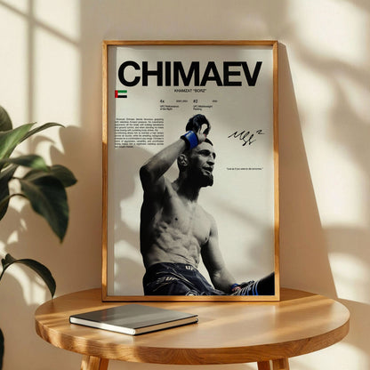 Khamzat Chimaev Print