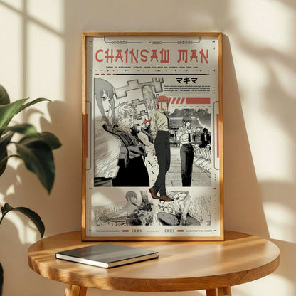 Chainsaw Man Makima and Denji Poster