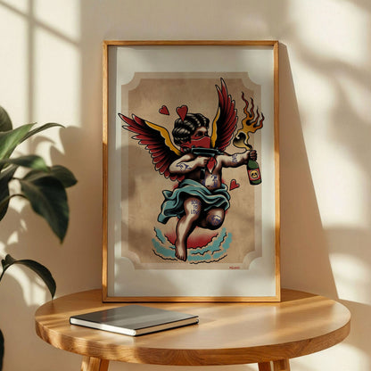 Old School Tattoo Flash Art Print