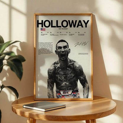 Max Holloway Poster