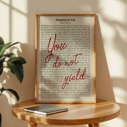 Retro You Do Not Yield Print