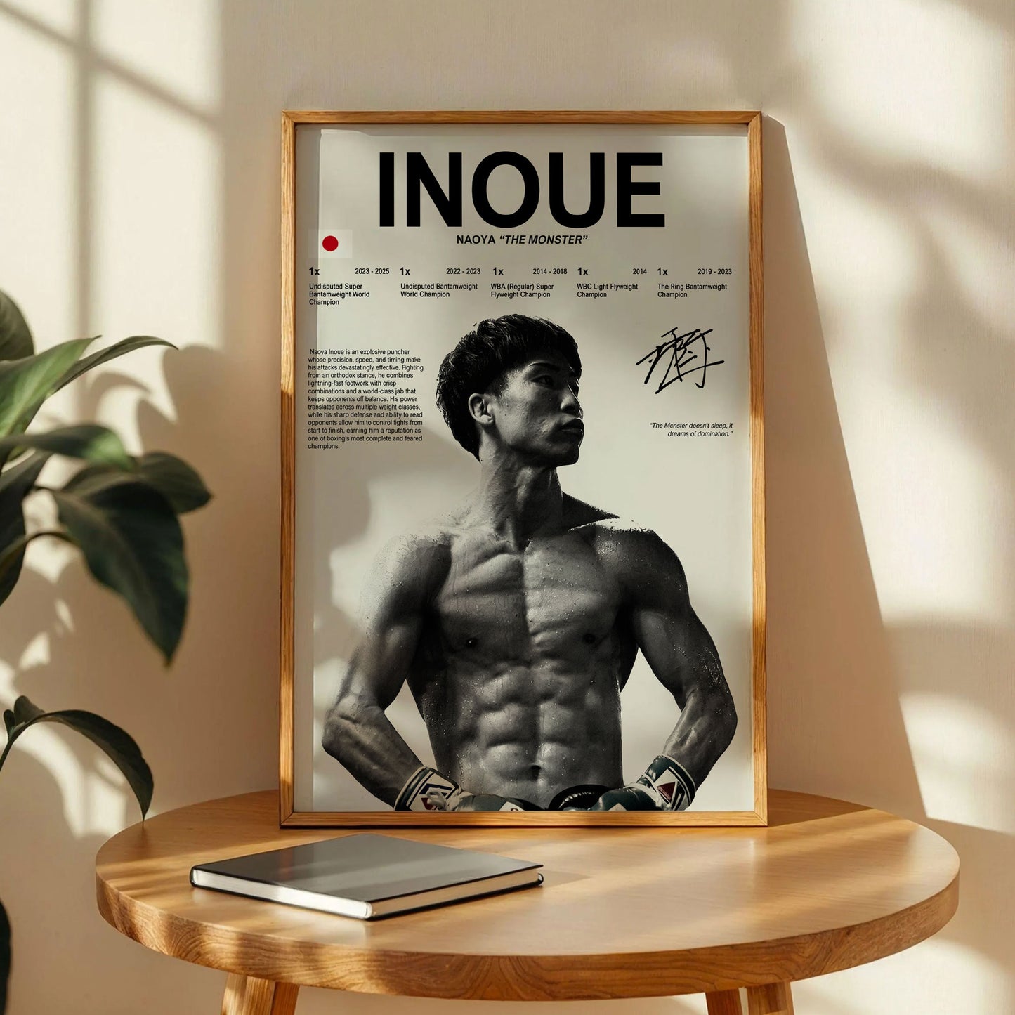 Naoya Inoue Boxing Poster