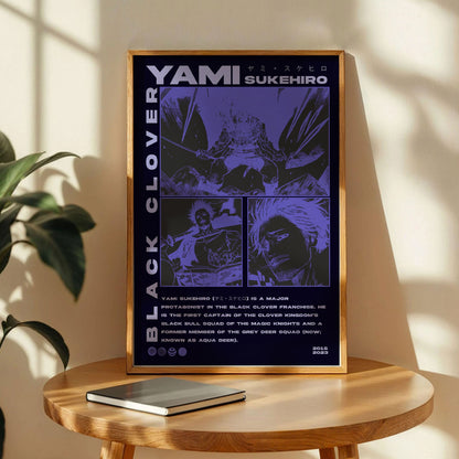 Black Clover Yami Sukehiro Poster