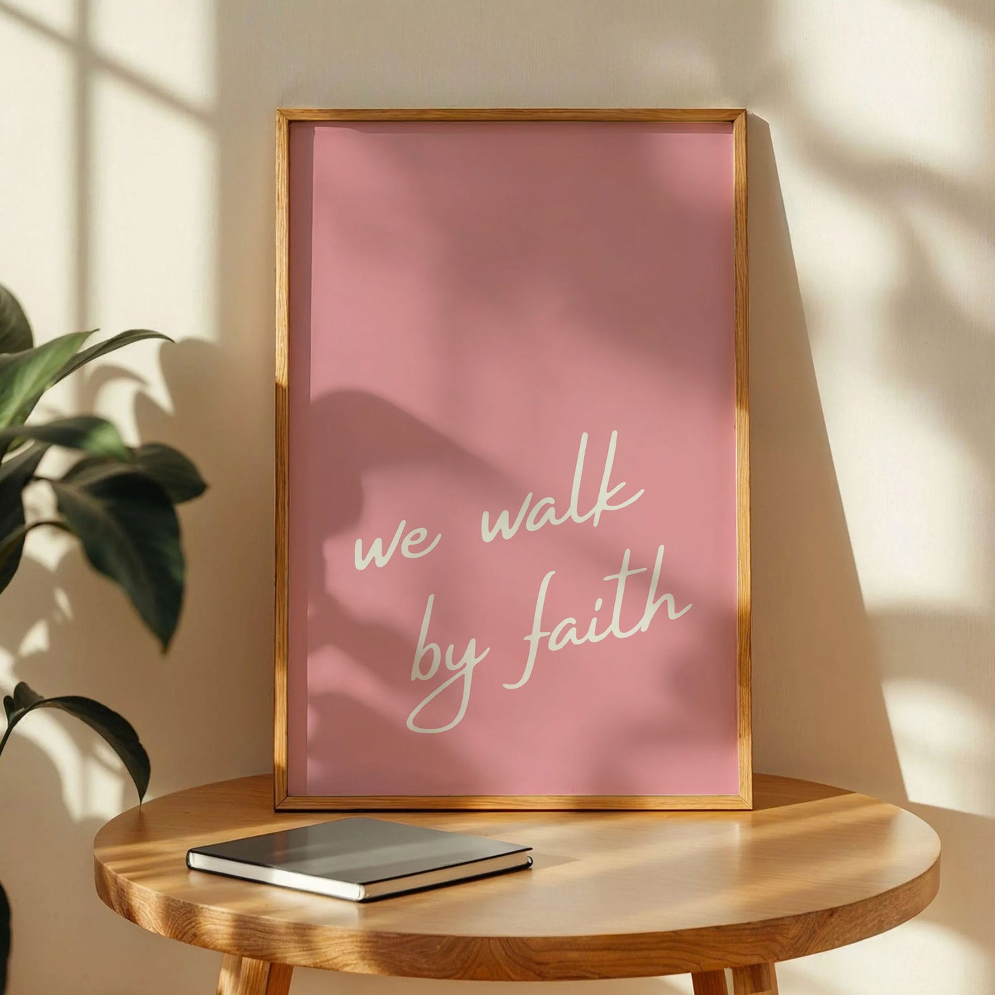 We Walk By Faith Poster