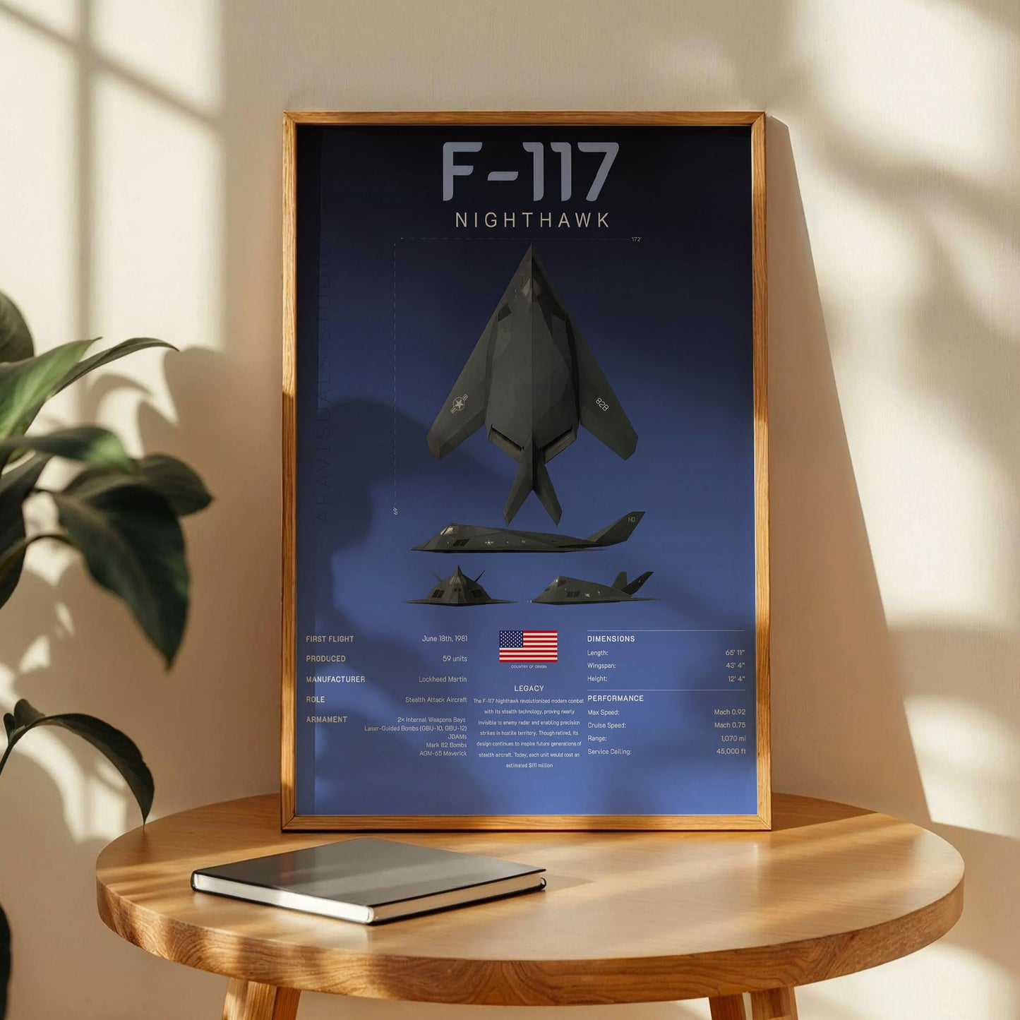 F-117 Nighthawk Art Print