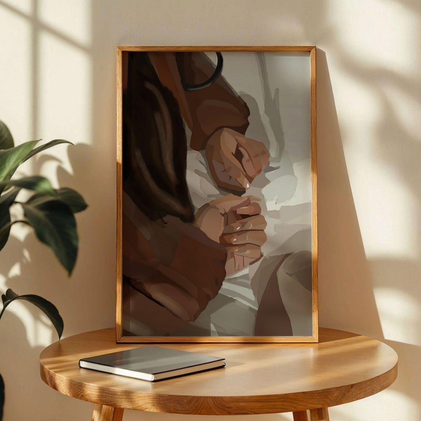 Black Couple Wall Art