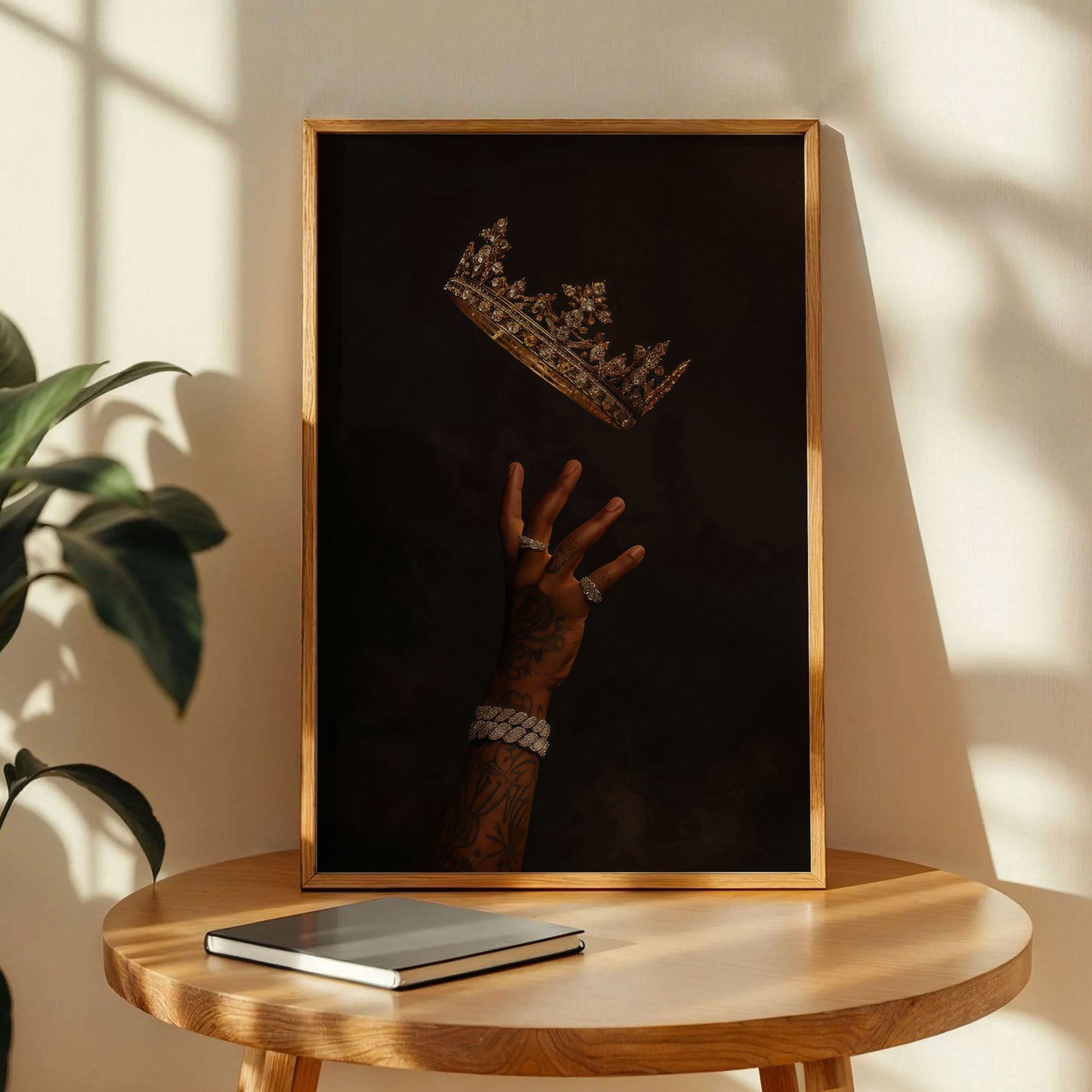 Black King Crown Art