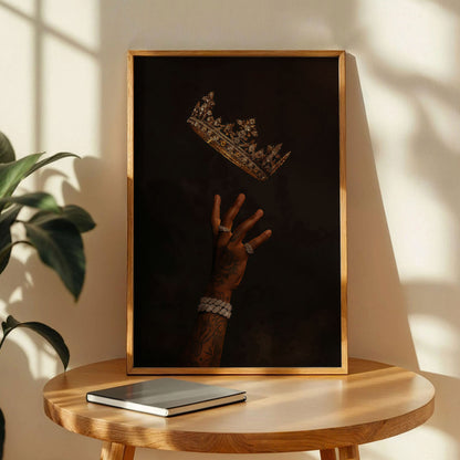 Black King Crown Art
