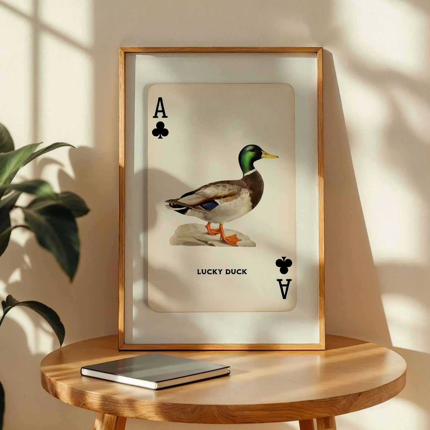 Lucky Duck Card Poster