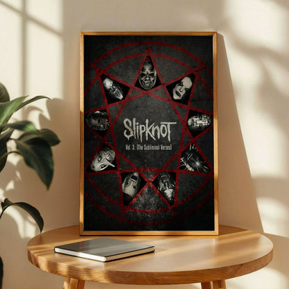 Slipknot's Album Vol 3 The Subliminal Verses Poster