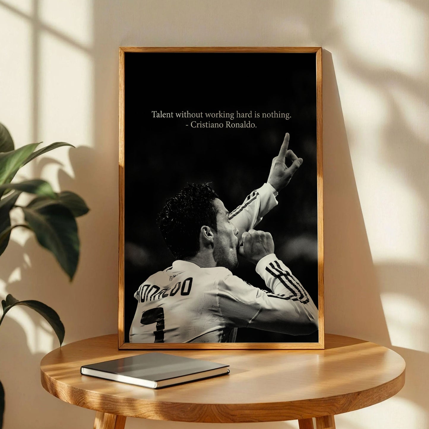 Cristiano Ronaldo Quote Poster
