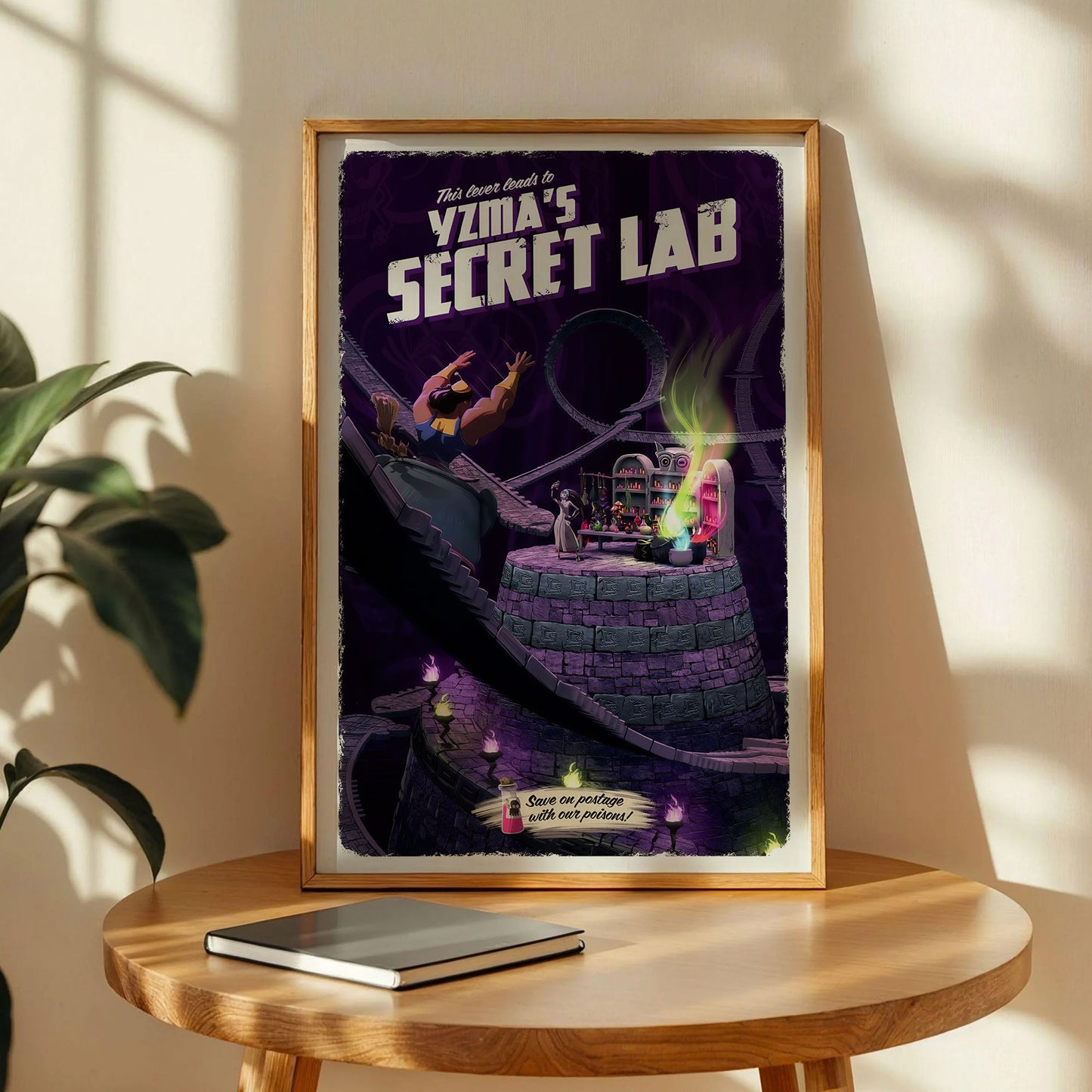 Yzma's Secret Lab Travel Poster