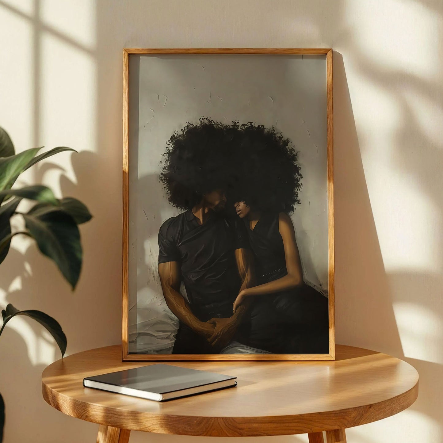 Black Woman and Man Art