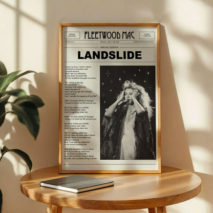 Fleetwood Mac Trendy Newspaper Art