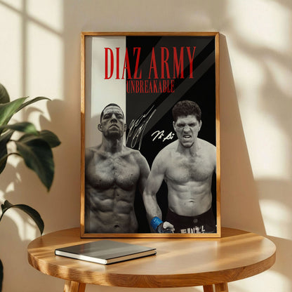 Nate Diaz UFC Poster