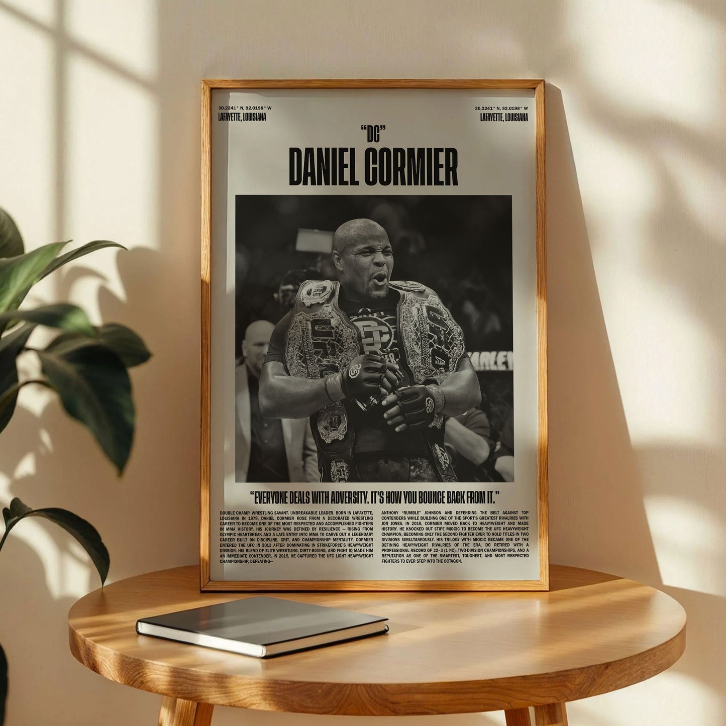 Daniel Cormier MMA Poster