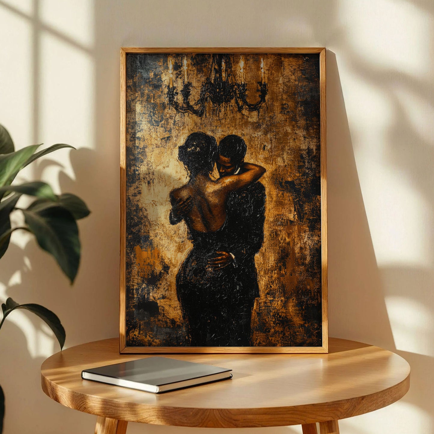 Black Couple Wall Art