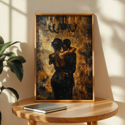 Black Couple Wall Art