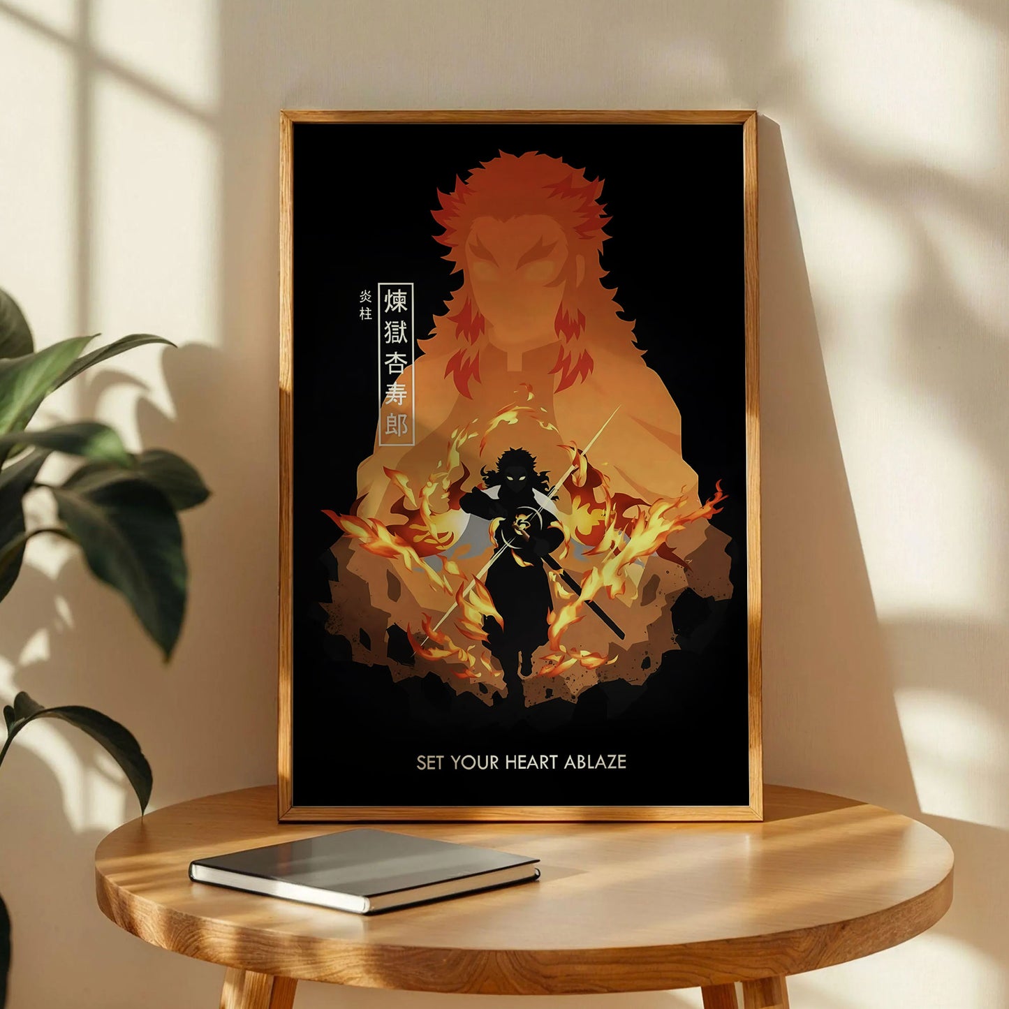 Set Your Heart Ablaze Demon Slayer Poster