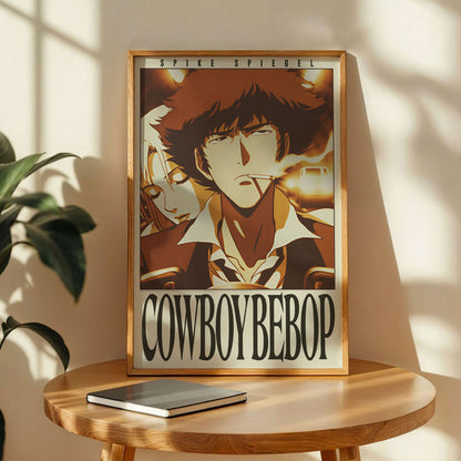 Cowboy Bebop Spike Spiegel and Faye Valentine Poster