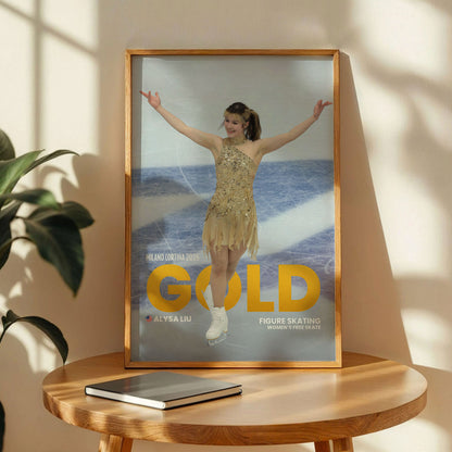 Alysa Liu Olympic Figure Skater Poster