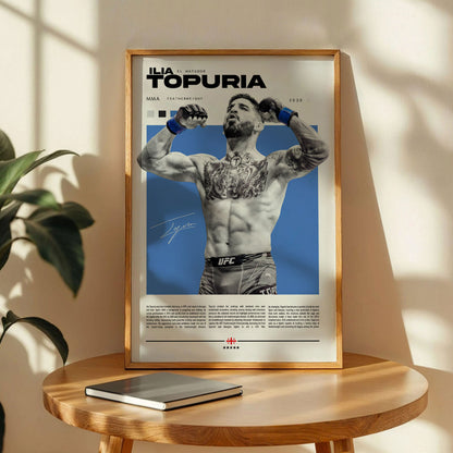 Ilia Topuria Poster