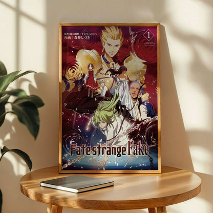 Fate Strange Fake Manga Poster