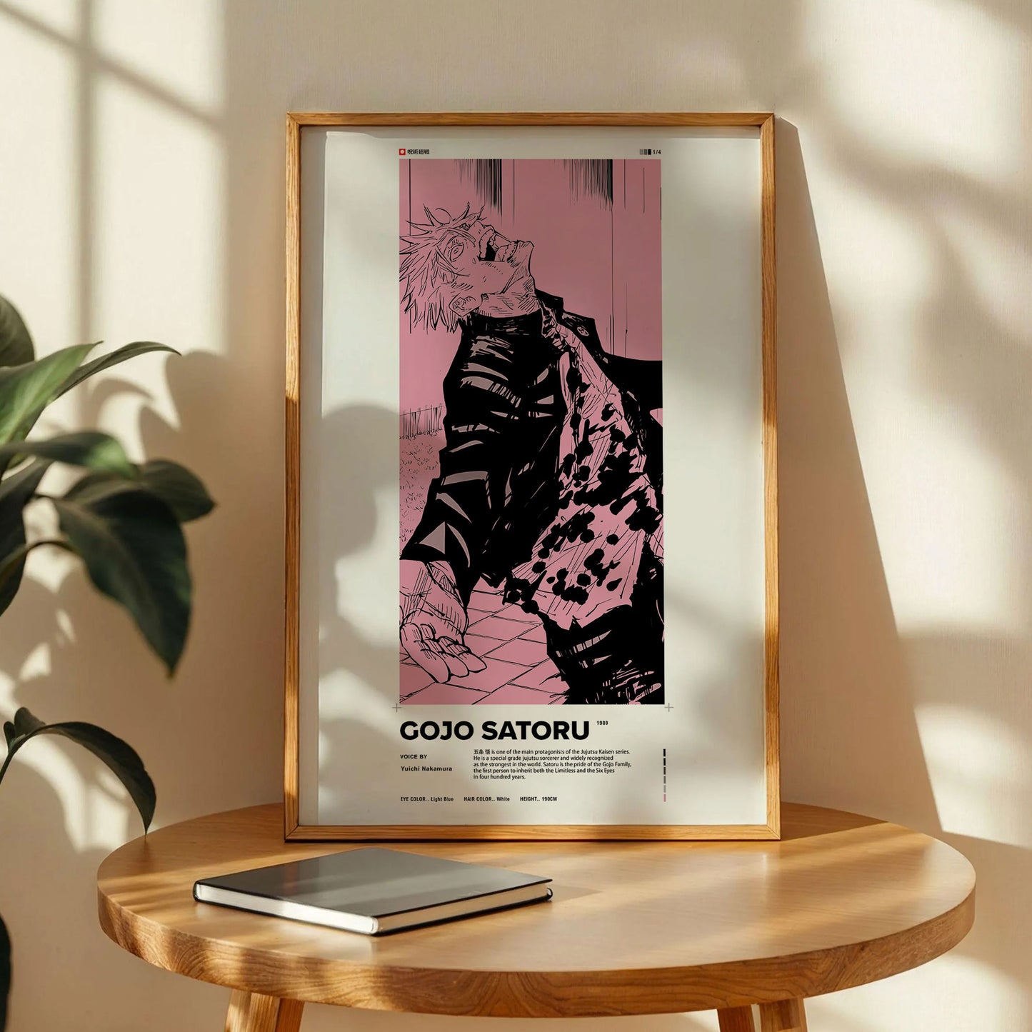 Satoru Gojo Manga Wall Art