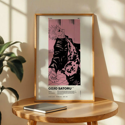 Satoru Gojo Manga Wall Art