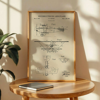 Vintage Aviation Pilot Poster