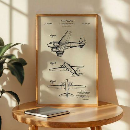 Vintage Aviation Pilot Poster