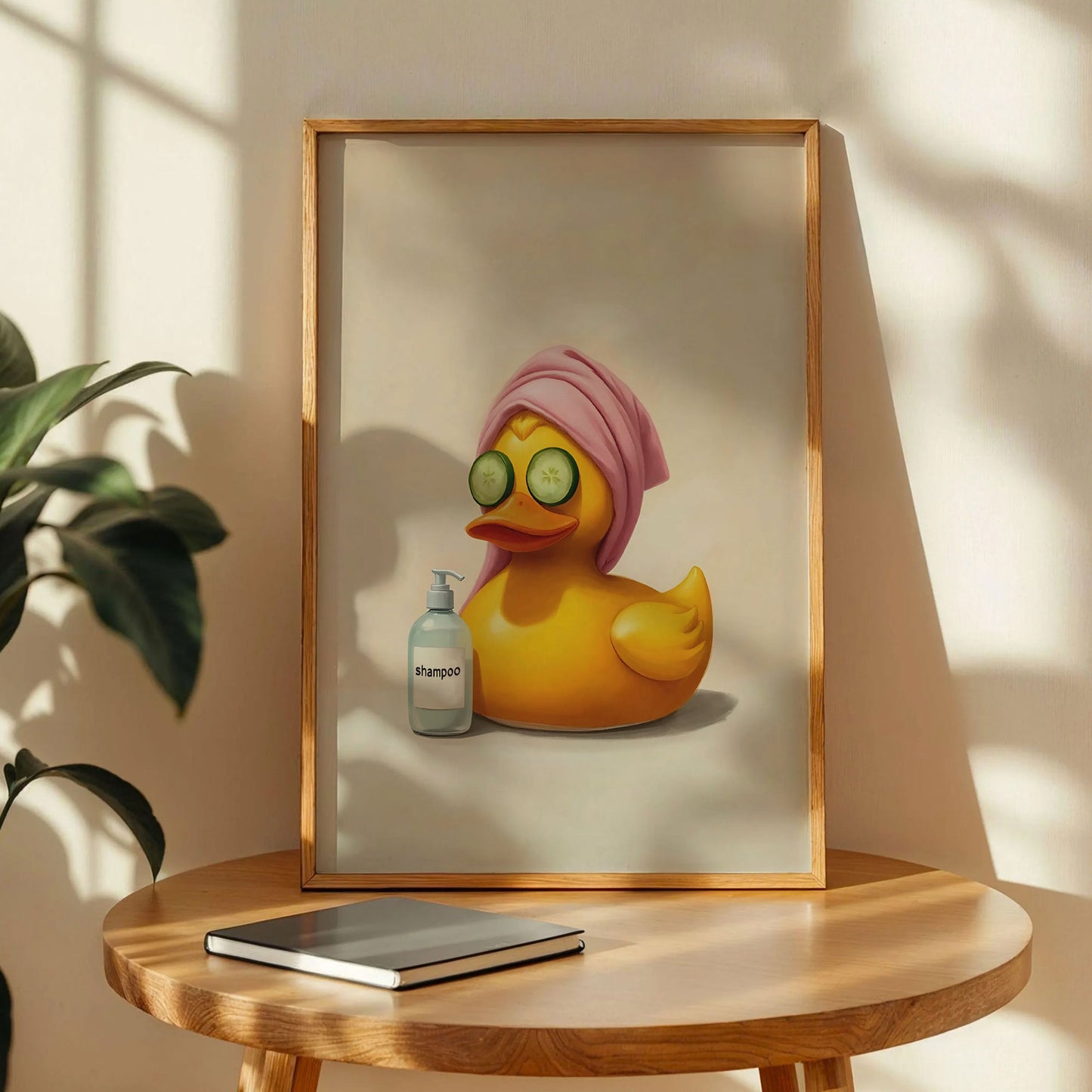 Funny Duck Bathroom Print