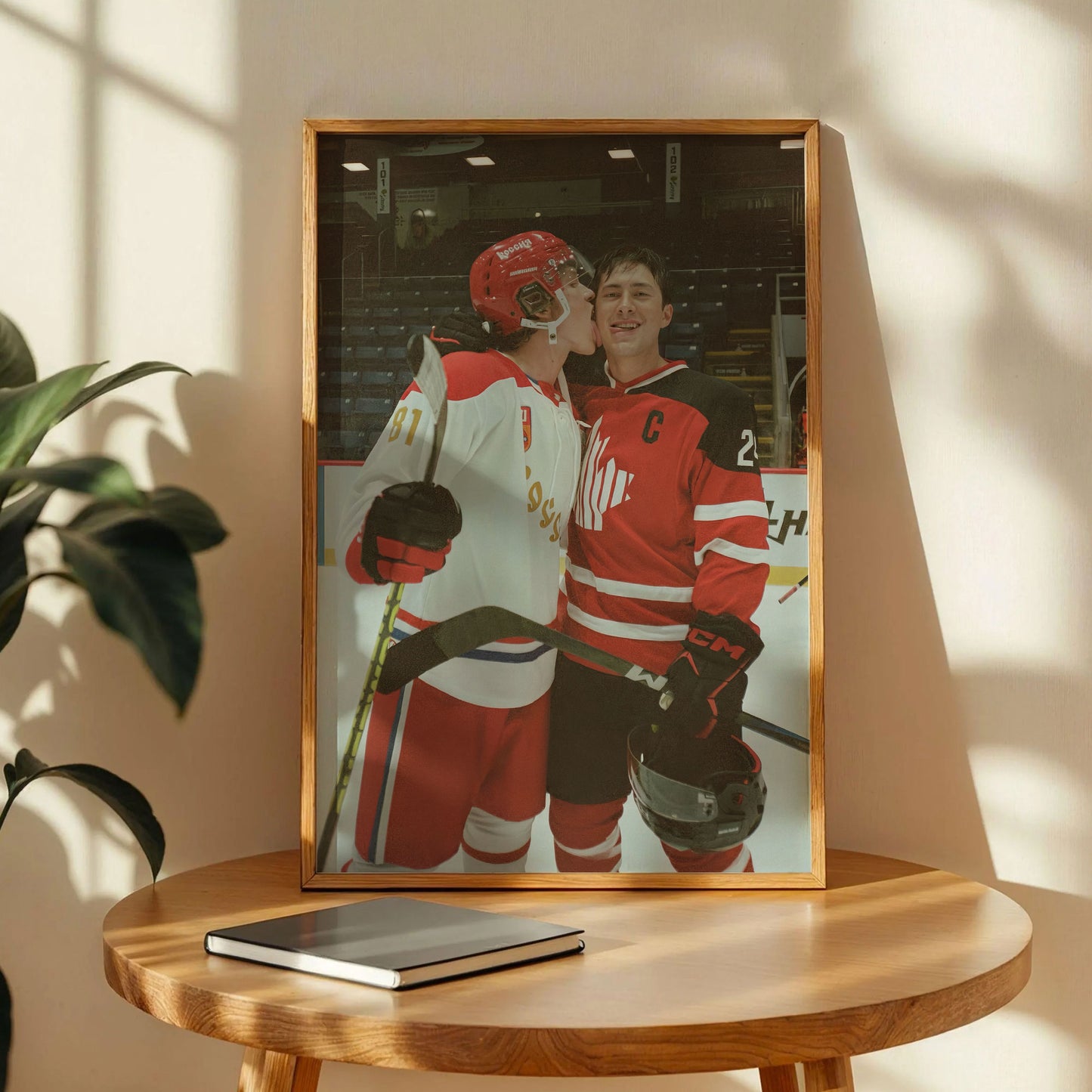 Heated Rivalry Hockey Romance Wall Art