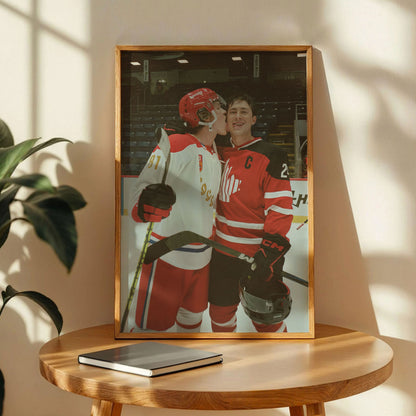 Heated Rivalry Hockey Romance Wall Art