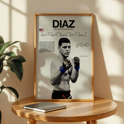 Nate Diaz UFC Poster